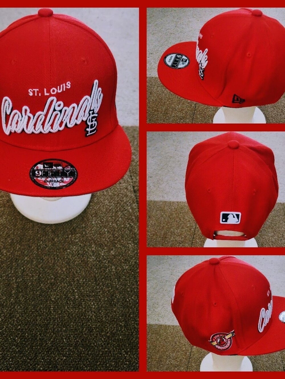 ST LOUIS CARDINALS MLB BASEBALL SNAPBACK HAT.
